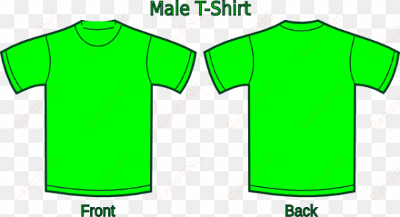 this free clipart png design of shrek green t shirt