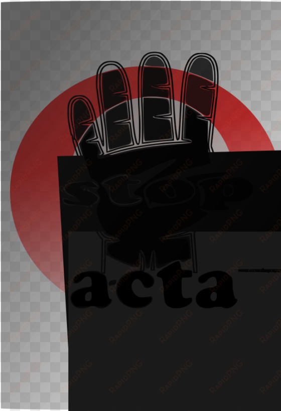 this free clipart png design of stop acta clipart has