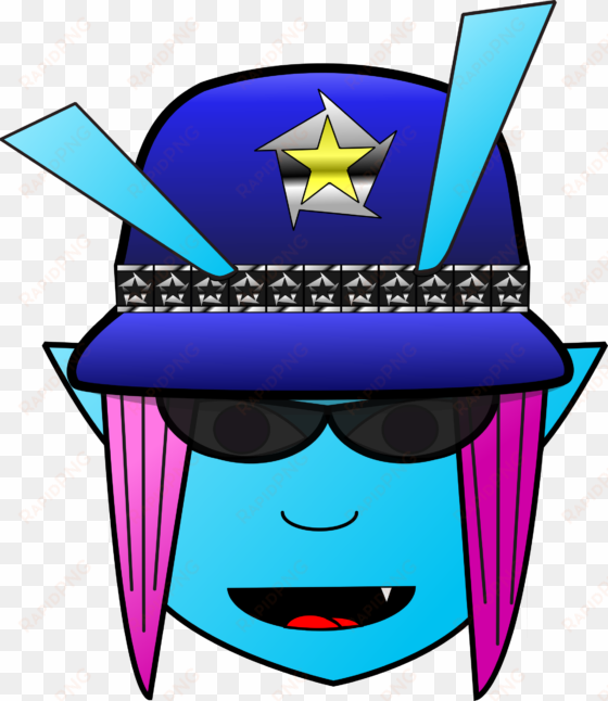 this free icons png design of alien police