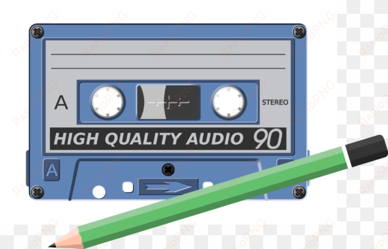 this free icons png design of audio-cassette with pen