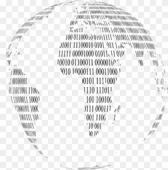 this free icons png design of binary globe 2