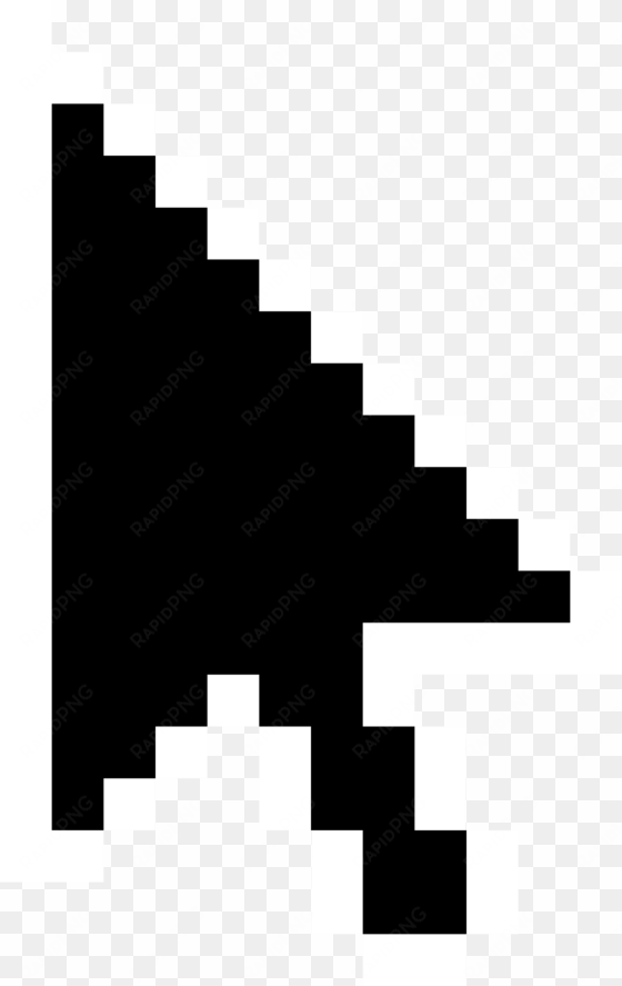 this free icons png design of black pixel mouse cursor