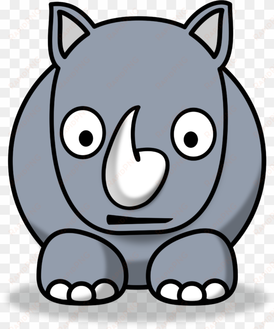 this free icons png design of black rhino