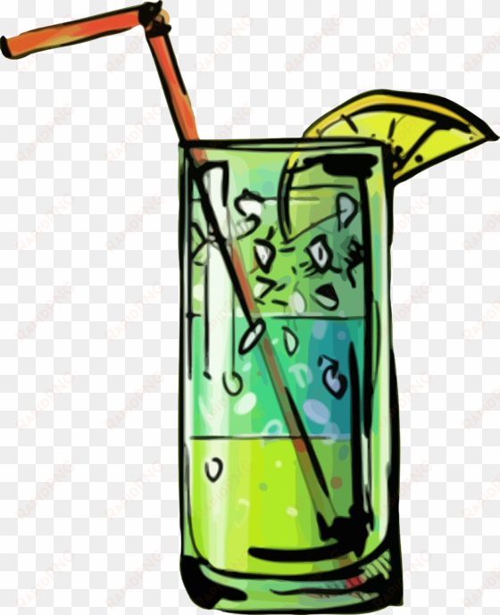 this free icons png design of blue lagoon cocktail
