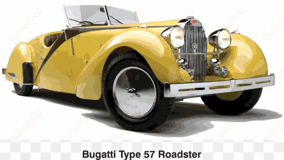 this free icons png design of bugatti type 57 roadster,