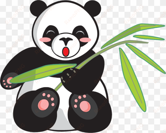 this free icons png design of cartoon panda and bamboo