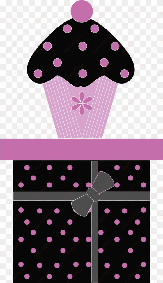 this free icons png design of cupcake on gift box