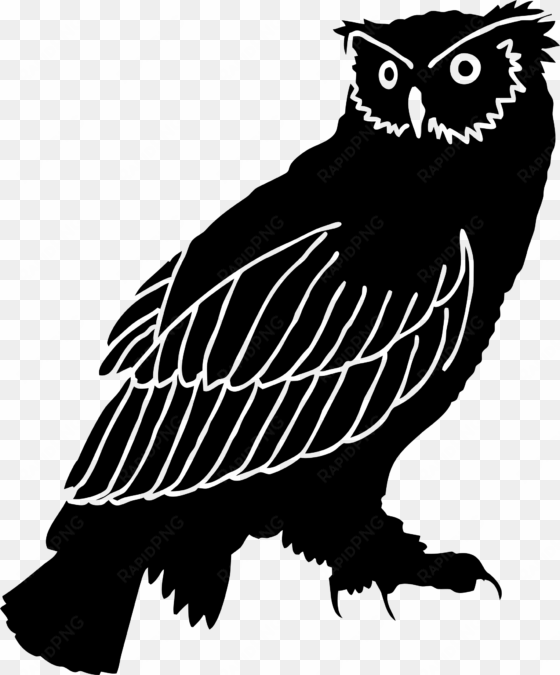 this free icons png design of detailed owl silhouette