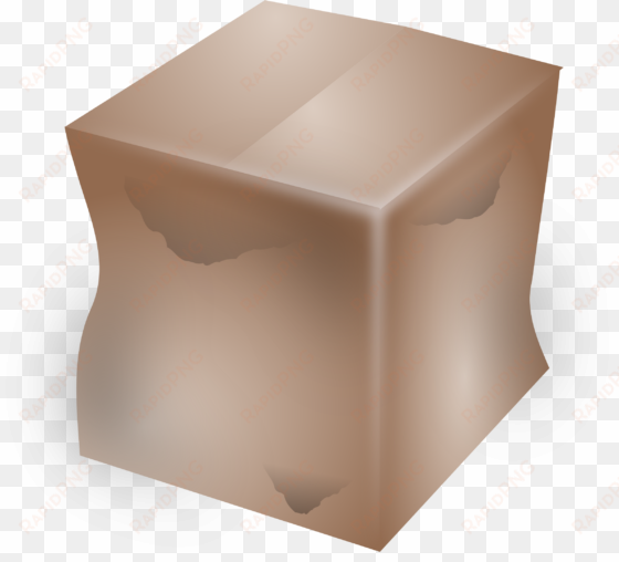 This Free Icons Png Design Of Dirty Cardboard Box transparent png image