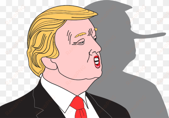 this free icons png design of donald trump and shadow