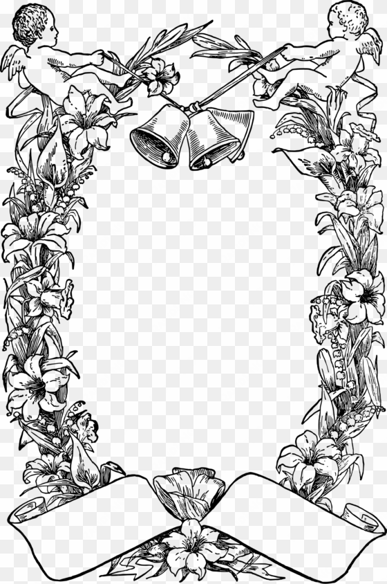 this free icons png design of easter bell frame