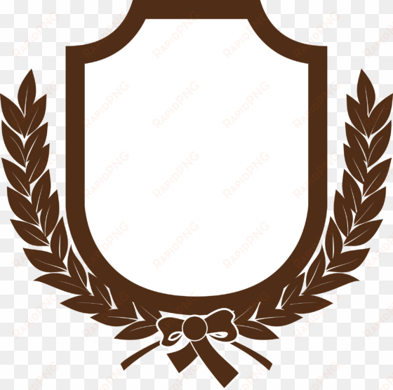 this free icons png design of emblema de laurel