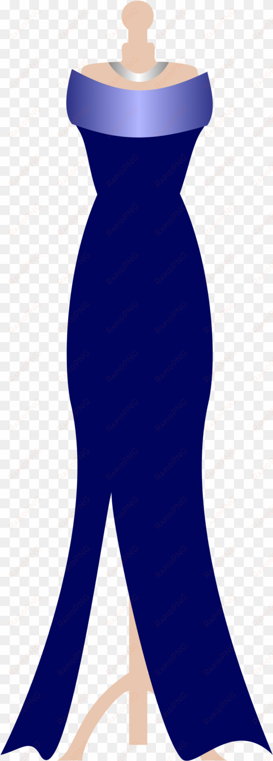 this free icons png design of formal navy dress