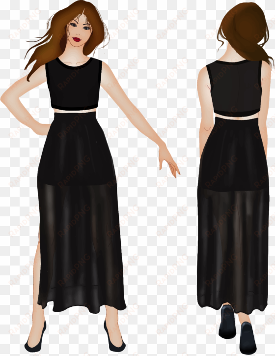 this free icons png design of front and back view woman