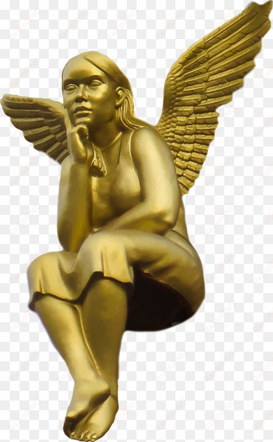 this free icons png design of golden angel