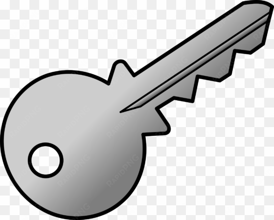 this free icons png design of grey-shaded key