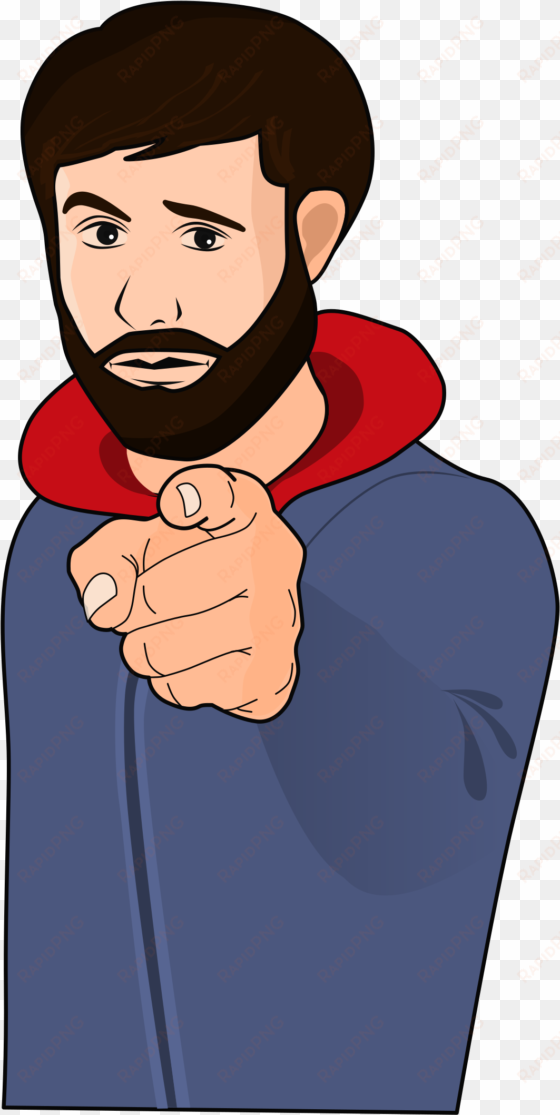this free icons png design of guy pointing a finger