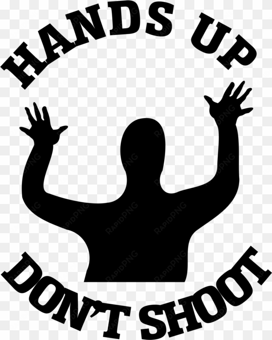 this free icons png design of hands up, don't shoot