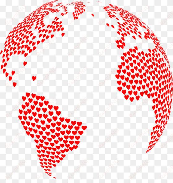 this free icons png design of hearts globe
