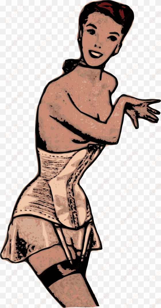 this free icons png design of lady in a corset