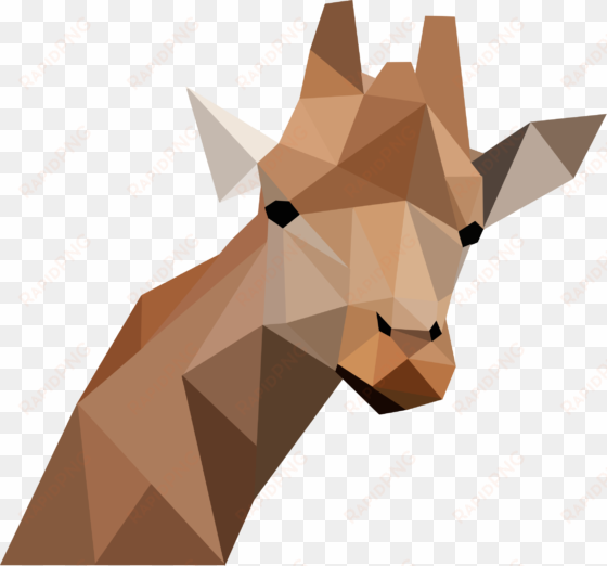 this free icons png design of low poly giraffe