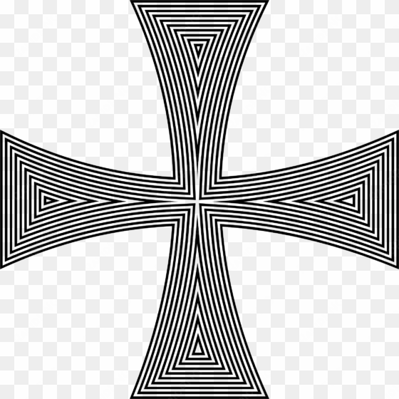 this free icons png design of maltese cross line art