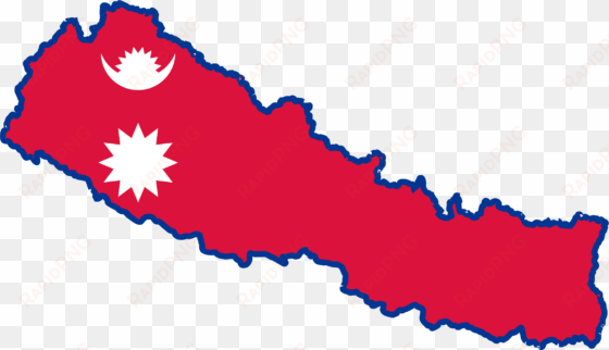 this free icons png design of nepal map flag