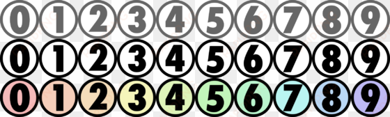 this free icons png design of number icons for css