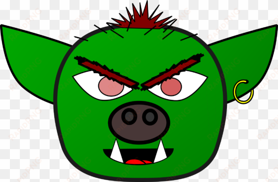 this free icons png design of orc or goblin monster