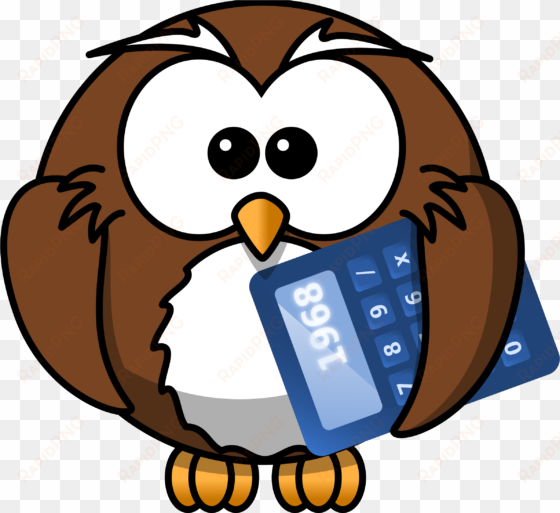 this free icons png design of owl with calculator