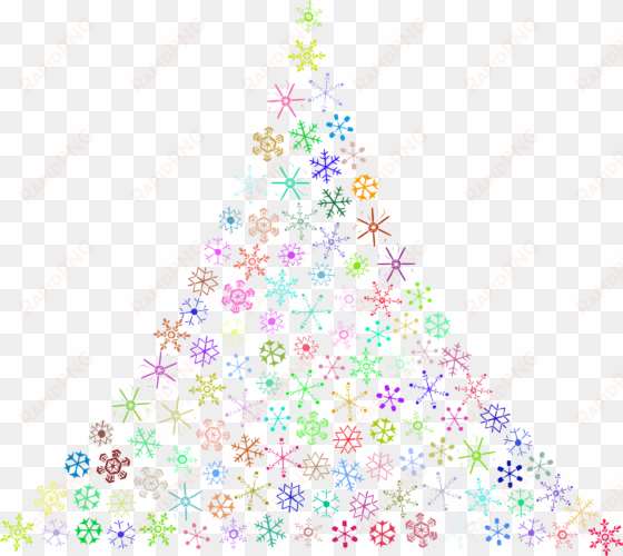 this free icons png design of prismatic snowflake christmas