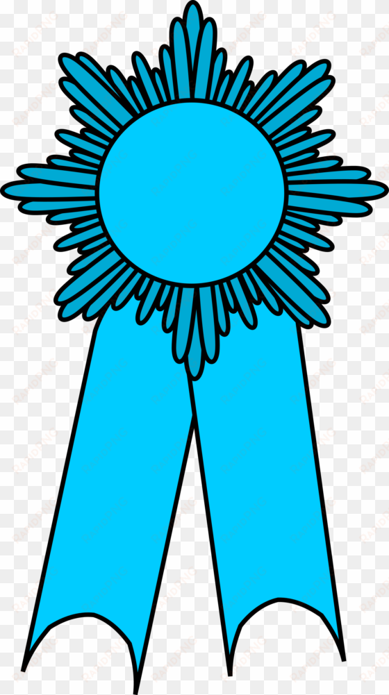 this free icons png design of prize ribbon light blue