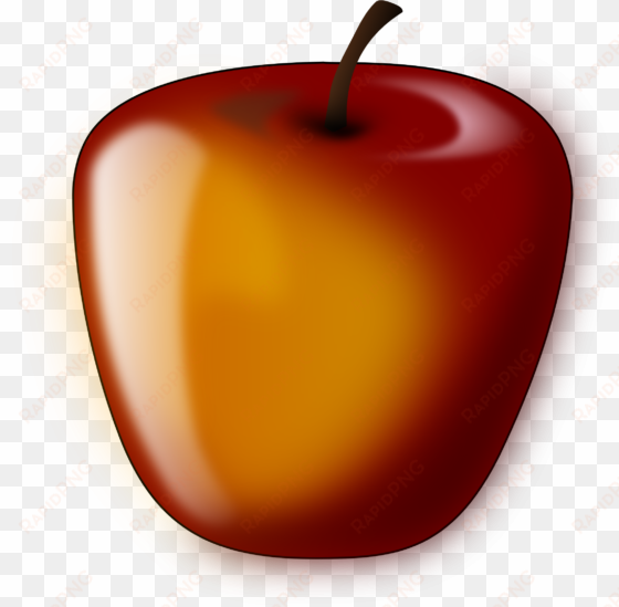 this free icons png design of red shaded apple