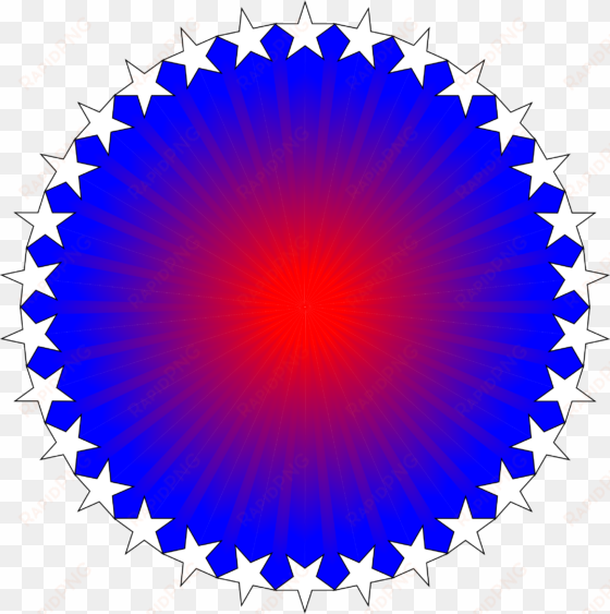 this free icons png design of red white blue starburst