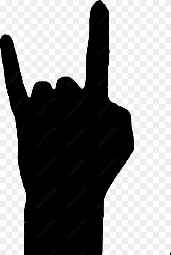 this free icons png design of rocking out rock hands