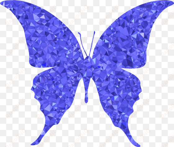 this free icons png design of sapphire butterfly silhouette