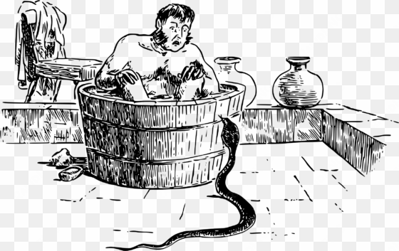 this free icons png design of scary bath time