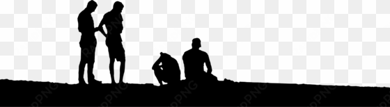 this free icons png design of silhouetted friends