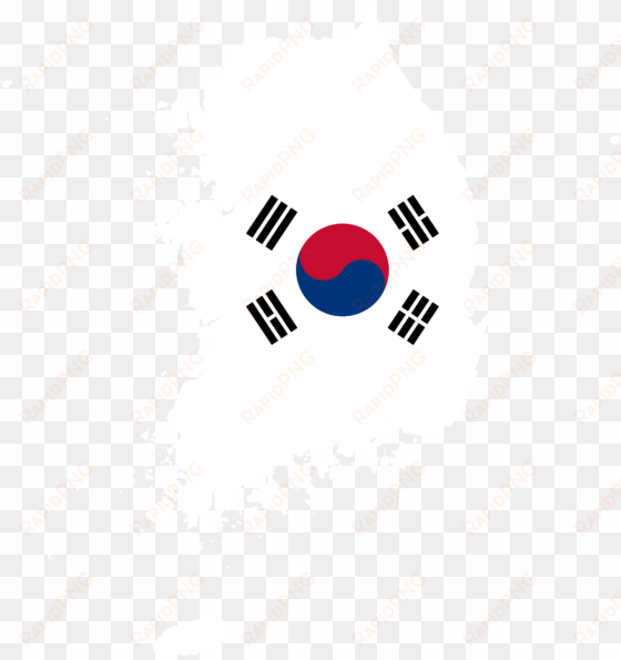 this free icons png design of south korea map flag