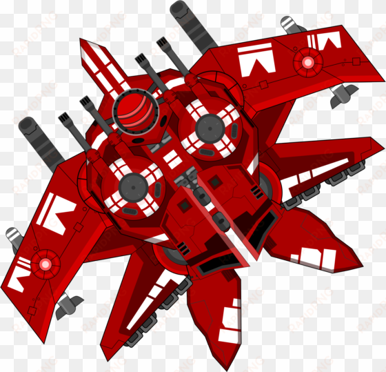 this free icons png design of spaceship red