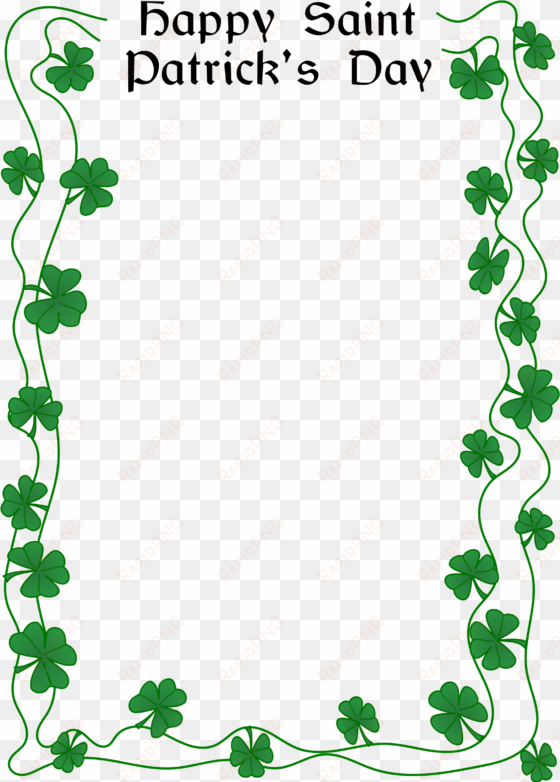 this free icons png design of st patrick's day border