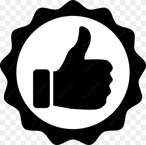 this free icons png design of thumbs up seal