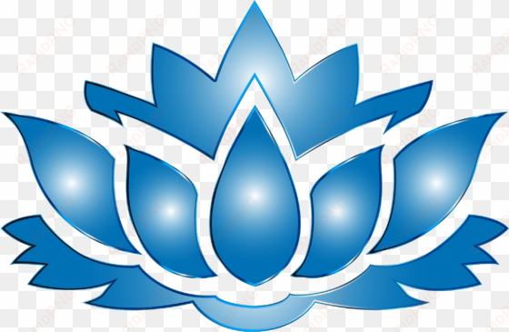 this free icons png design of ultramarine lotus flower