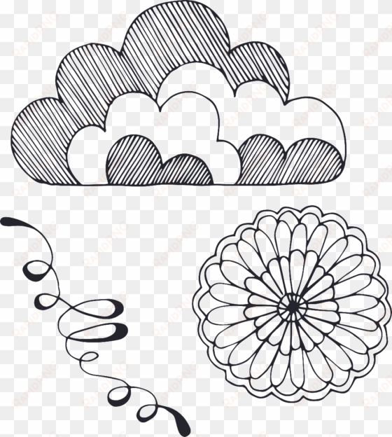 this graphics is black and white clouds cartoon transparent - portable network graphics