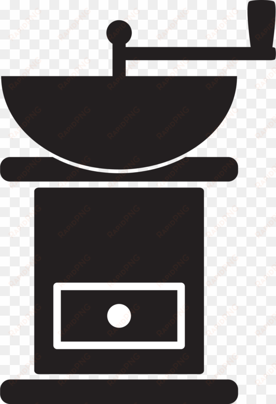 this graphics is icons of the kitchen - coffee grinder icon png