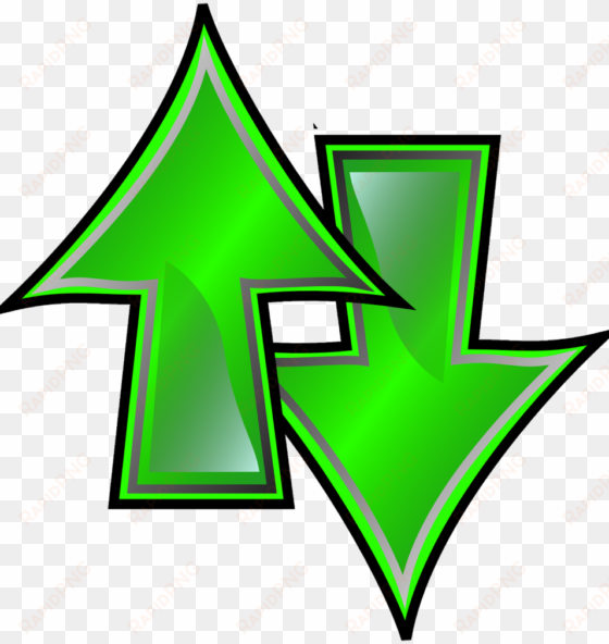 this graphics is upwards and downward colors about - arrow up and down clipart