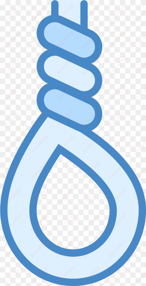 this icon resembles a typical hangman's noose - hanging