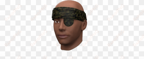 this invention is a headband made out of camo fabric - mannequin