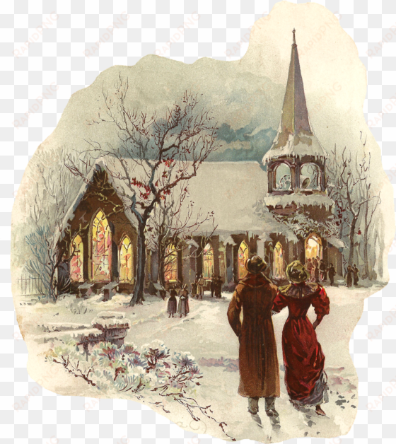this is a charming digital winter graphic created from - painting