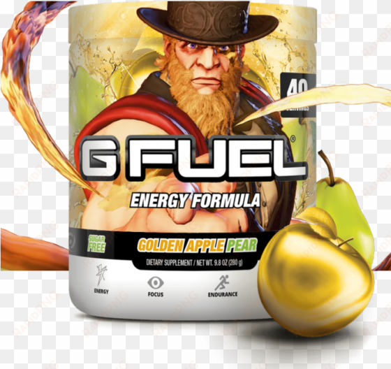 this is already the 3rd version i made of g on a g - gfuel golden apple pear